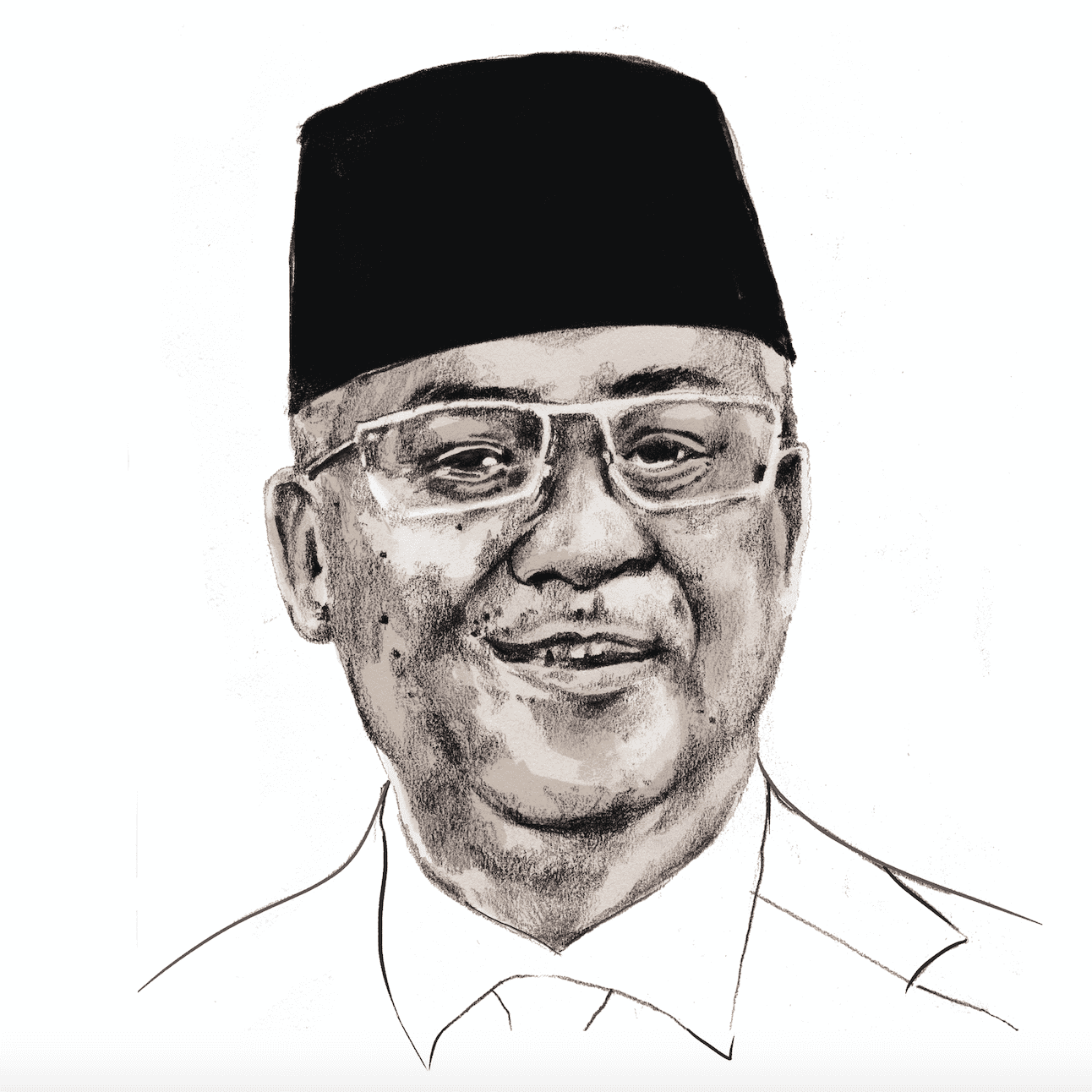 Illustration of Akil Mochtar