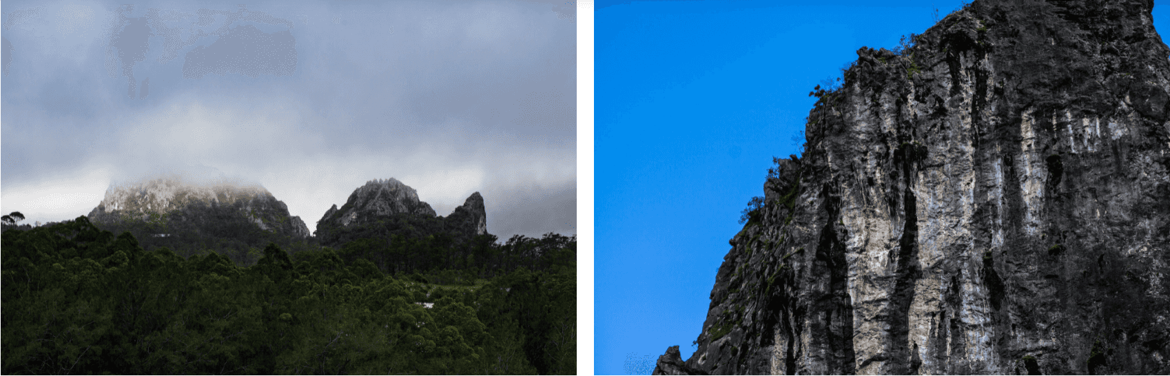 Limestone rocks called “name stones” in Mollo.