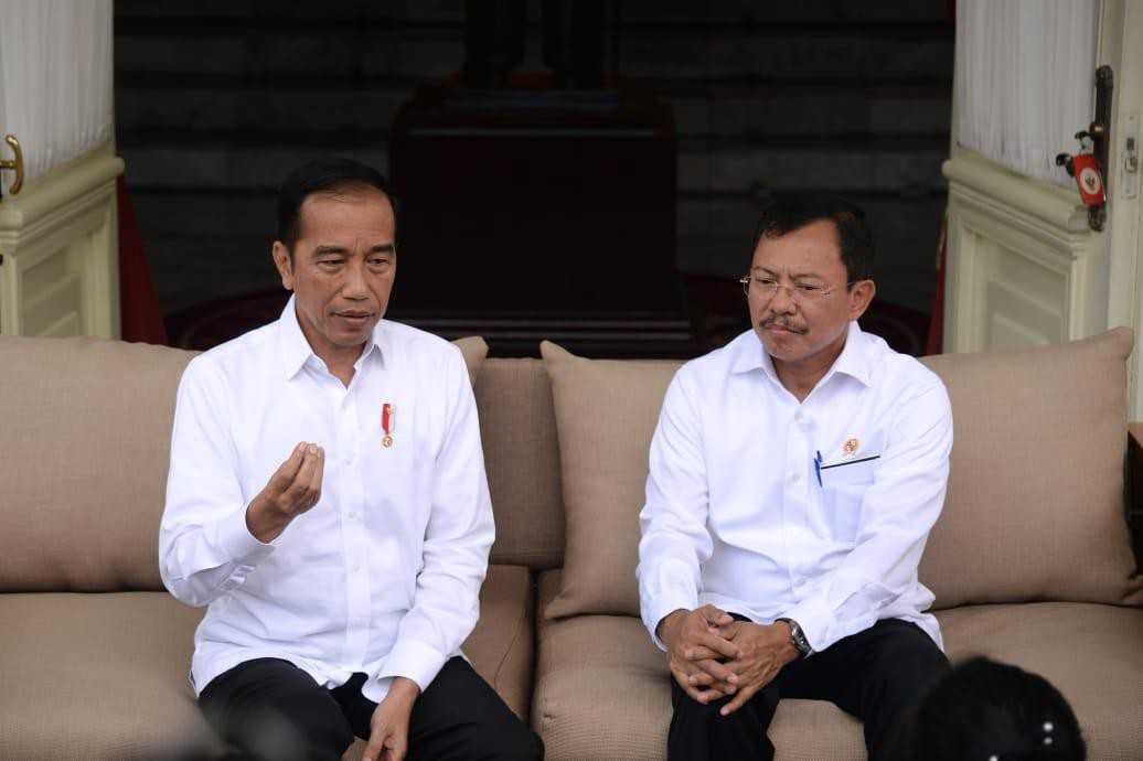President Joko Widodo announces the first COVID-19 case in Indonesia